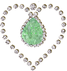 Gif animé bijoux coeur
